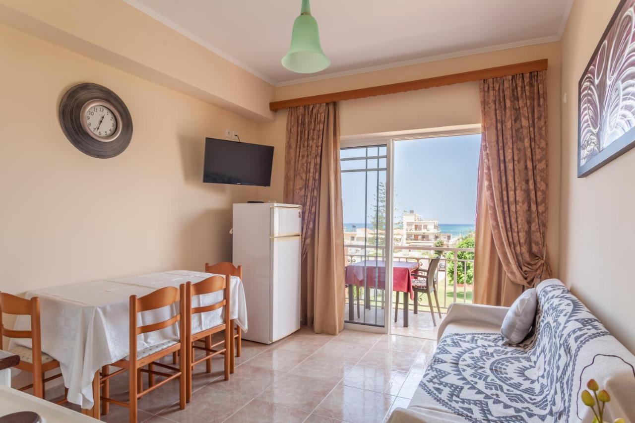 Christine Seaside Apartments In Chania Stalós Exterior foto