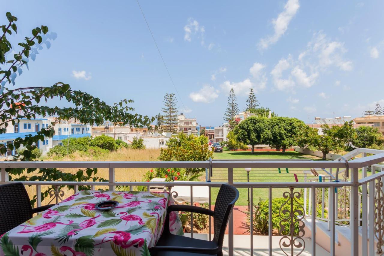 Christine Seaside Apartments In Chania Stalós Exterior foto