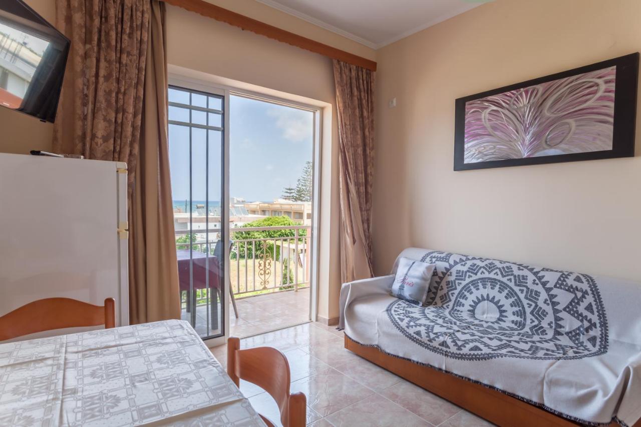 Christine Seaside Apartments In Chania Stalós Exterior foto