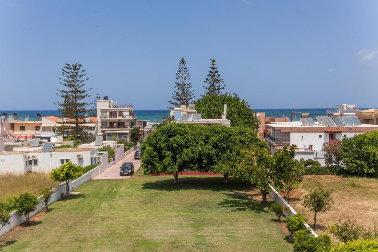 Christine Seaside Apartments In Chania Stalós Exterior foto